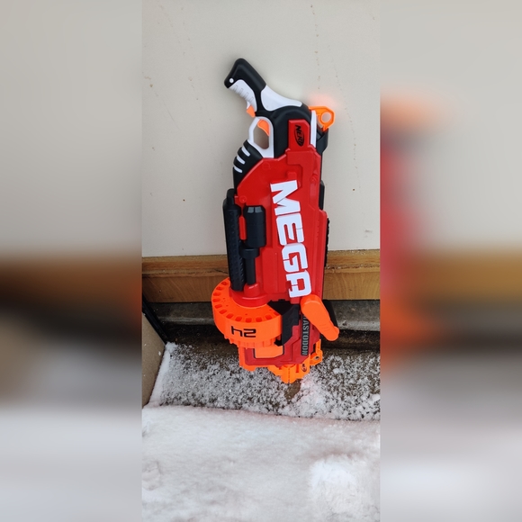 NERF MEGA Mastodon Gun Blaster Toy 24 Dart Round Clip Nerf N-Strike Mega - Picture 3 of 4